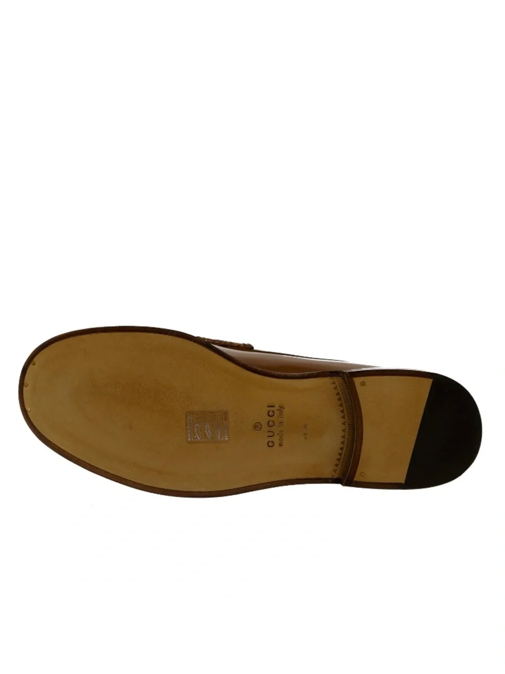 Gucci Loafer Millennial Moccasin Brown Leather Size 9 US New